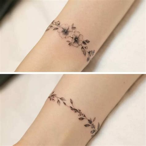 braclet tattoo|feminine bracelet tattoos.